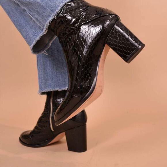 Ariana Bohling Carmen Ankle Boot - Black - Size 37 - Picture 1 of 9